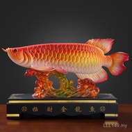 Hiasan Ikan Arwana Pintu Masuk Ruang Tamu Kabinet Wain Meja Hadapan Meja Juruwang Hiasan Meja Syarik