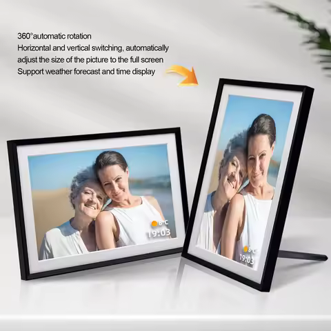 10.1 Inch Digital Picture Frame HD 1280x800 LED Colorful Lights Wireless Fidelity Digital Picture Fr