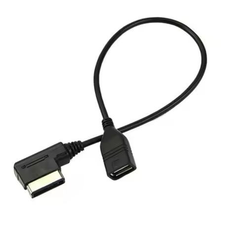 USB AUX Cable Music MDI MMI AMI to USB Female Interface Audio AUX Adapter Data Wire For VW MK5 For A