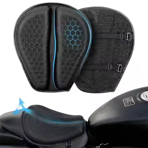 Motorcycle Seat Cushion 3D Honeycomb Anti-slip Motorcycle Gel Seat Cushion Pressure Relief Ride Seat