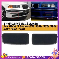 【HOT SALE】 1Pair Fog Light Hole Cover Trim 51118122449 51118122450 for     3 Series E36 318is 323i 3