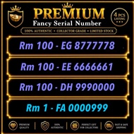 🔥 Rare Fancy Number Duit Malaysia RM100 & RM1 Set 🔥 💎 Collectible Banknote | Nice Serial Number | Un