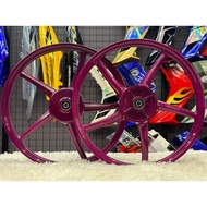 SPORTS RIM 5 BATANG SP522 ENKEI (MERUN) EX5/WAVE