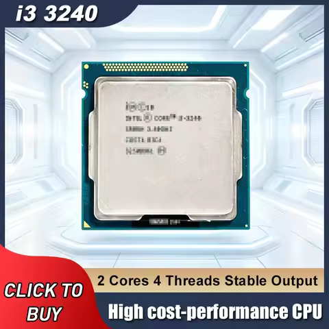 For Intel Core I3 3240 3.4GHz 2-Core 3MB Cache CPU Processor LGA 1155 Bulk