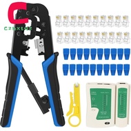[LA19REA]RJ45 Crimper Tool RJ11 RJ45 Ethernet Cable Crimping Cutter Stripper Plierfor 6P 8P RJ11 RJ1