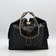 CHANEL 25 Hobo bag - 中號黑金