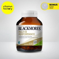 Blackmores Multi B Performance 60 Vitamin B Complex Tablets for Metabolism and Body Energy