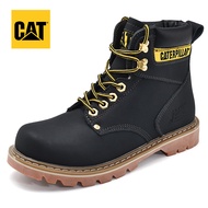 TOP☆Ready Caterpillar Men's Solid Color Soft Toe Work Boots Caterpillar Men's Work Boots