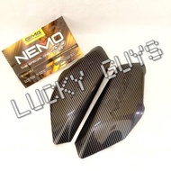 Nmax Carbon Body Cover - Nmax Carbon Footrest Cover