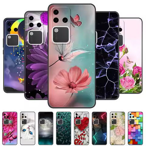 for Vivo V30 Pro Case V2319 Soft TPU Silicone Phone Covers for Vivo V30 V30Pro Case Bumper v 30 Pro 