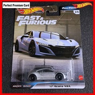 Hot Wheels Acura NSX Fast & Furious Full Force 2020 Hotwheels Silver Nsx Acura 2017 Hotwheel Fast an
