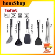 tefal spatula set - angle/ladle/slotted turner/wok spatula/peeler/can opener/tong l sudip l silicone
