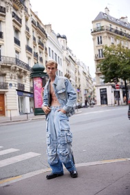 Niyom Jeans  รุ่น LT-CG1 กางเกงยีนส์ผู้หญิง ทรงกระบอกคาโก้