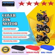 Sarung jok Cover jok Motor SUPRA X 125 F1/GTR, REVO X, JUPITER Z/Z1/MX, MX KING, VEGA R/ Pelapis jok