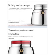 Moka Pot 4 Cup Stovetop Espresso Maker -Cuban Coffee Percolator Machine Premium Moka Italian Espress