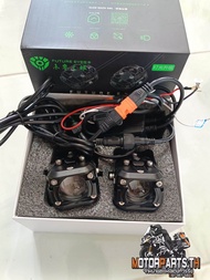 สปอตไลท์ FUTURE EYES F150 สปอตไลท์ LED สวิตช์ไร้สาย เปิดไฟได้ 5โหมด กำลังไฟ60W ไฟต่ำแสงเหลือง ไฟสูงแ