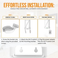 (CSID) Aluminum Alloy Wall Mount for Link Deco BE75/BE85/BE95/BE22000/BE33000 Whole Home Mesh WiFi 7