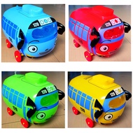 Air inflatable balloon toy car bus tayo bus wheel pull rope tayo bus toy tayo car