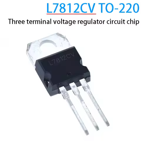 10PCS L7812CV TO-220 L7812 Three-terminal Voltage Regulator Directly Inserted TO220 12V 1.5A