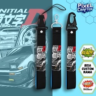 GANTUNGAN KEYCHAIN INITIAL D 004 HANGER hp KEYCHAIN/ BAG HANGER