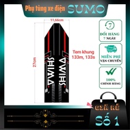 Genuine SHIMA 133m, 133s electric vehicle decal, 133m, 133s electric vehicle decal, waterproof, anti