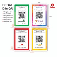Payment QR Code, QR Sticker, QR Sticker Decal