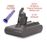 *SAMSUNG BATTERY* Dyson V6 Battery for Dyson Vacuum V6 Li-ion 21.6V 3200mAh - V6 Vacuum Battery *Sto