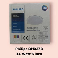 Philips DN027B 14 Watt 6 inch smart bright led downlight panel light white/