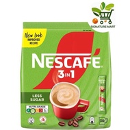 Nescafe 3 in 1 Instant Coffee - Original (Less Sugar) 30 x 14g