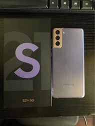 Samsung 三星 S21+ 5G plus 紫  8G/128G 附多個手機套