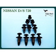 HOOD VENT CLIP SET "BLACK" Fit For NISSAN DS 720 // Lock Air (Screw Body)
