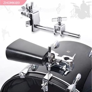 ZHOMKI89 Drum Cowbell Clamp, with Parallel Action Jaws Musical Instrument Support Clip Drum Cowbell 