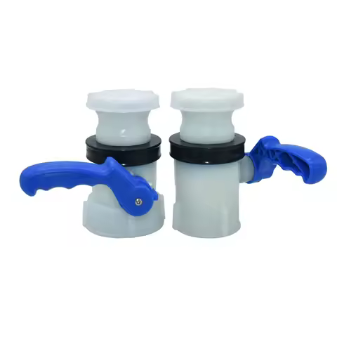 1000L Ton Barrel Valve Fitting 75mm S60 To 62mm 2.44inch IBC Tank Adapter Valve Coupling For Outdoor
