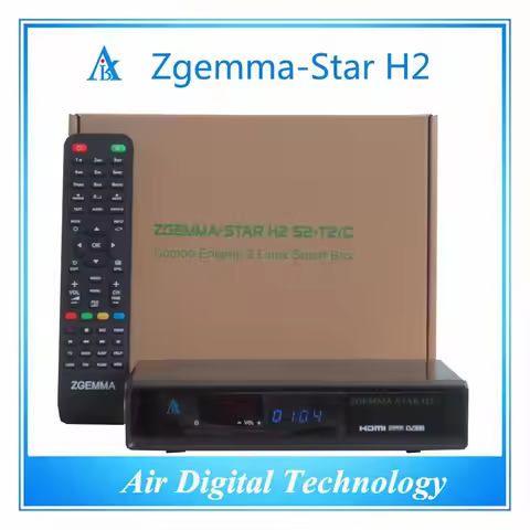 ZGEMMA STAR H2 full HD DVB S2 + T2/C satellite receiver