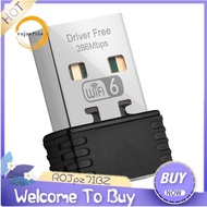 Wireless WiFi 6 Adapter AX286 802.11Ax Free Driver USB Network Card for Win7/10/11 Computer Mini WiF