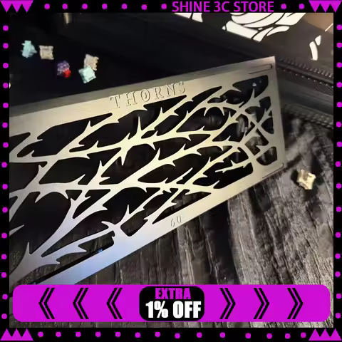 South Pai THORN60 Hollow Out Keyboard Shell CNC Aluminium Alloy Keyboard Case for GH60 Gaming Keyboa