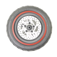 Electric Scooter 8.5 Inch Inflatale Rear Wheel Tire Aluminum Alloy Wheel Hub 110Mm Brake Disk Set for Xiaomi M365 / 1S