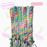 7cm Threaded Lollipop Candy 7cm Threaded Lollipop Candy/ 7cm Threaded Lollipop Candy/ 7cm SPIRAL Lol