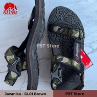 PST - Javanica GL01 Brown - Men's and Women's Outdoor Mountain Sandals with Black Anti-Slip Outsole 