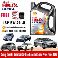 Shell 5W-40/20 Fully Synthetic Motor Oil 4 L is suitable for Honda, Toyota, Hyundai, Kia, Mazda, and