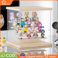 LULU Display Rack Blind Box Storage 1-5Layers Bamboo Rak Arcylic Model Toy Display Storage Box 展示架