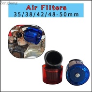 Zone Motorcycle Bend Elbow 35 38 42 48mm Air Filter Cleaner For 50cc-250cc ATV