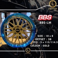 BBS LM 18x8 ET38 5x112/114.3