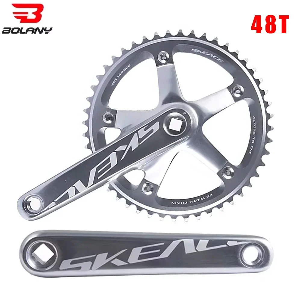 SKEACE จักรยาน Crankset 144BCD จักรยานเสือภูเขา Square Hole Crank อลูมิเนียมความเร็วสูง Crank Chainw
