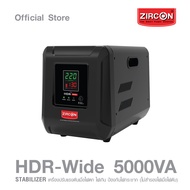 NEW2025! เครื่องควบคุมแรงดันไฟฟ้า (Stabilizer) ZIRCON รุ่น HDR-WIDE 5000VA (Max.4000W) ป้องกันไฟตกไฟ