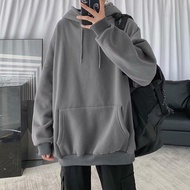 7 colors [M-5XL] Hoodie Solid color long sleeve hoodie Loose plus size hoodie Oversized