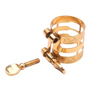 Apr* Alto Sax Clarinet Mouthpiece Ligature Saxophone Parts Clip Ligature Single Screw
