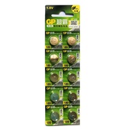 [SG] [10 Pieces] GP LR54 AG10 SR1130SW LR1130 189 GP89A 389 Button Alkaline Battery