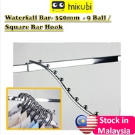 Square Bar Waterfall 350mm (9pin/9ball) / Square Bar 4ft / Square Bar Hook *barang terpakai*