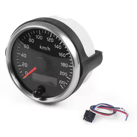 Customer Favorite Car Universal 85Mm Speedometer Odometer Dual Function LCD Panel Modified Car Speed